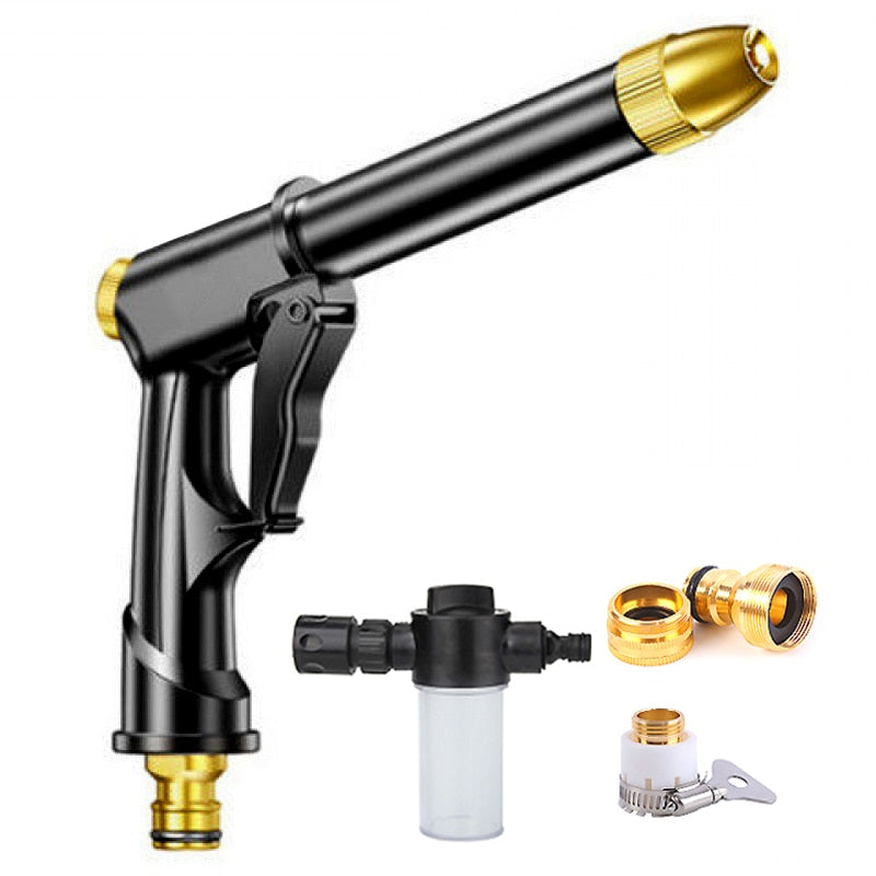 PISTOLET JET PUISSANT METAL MULTI USAGES NETTOYAGE