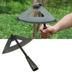 RATEAU DE DESHERBAGE PORTATIF EN ACIER OUTIL JARDIN POLYVALENT