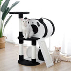 ARBRE À CHAT ET GRIFFOIR DE PETITE TAILLE AVEC MOTIF PANDA MIGNON