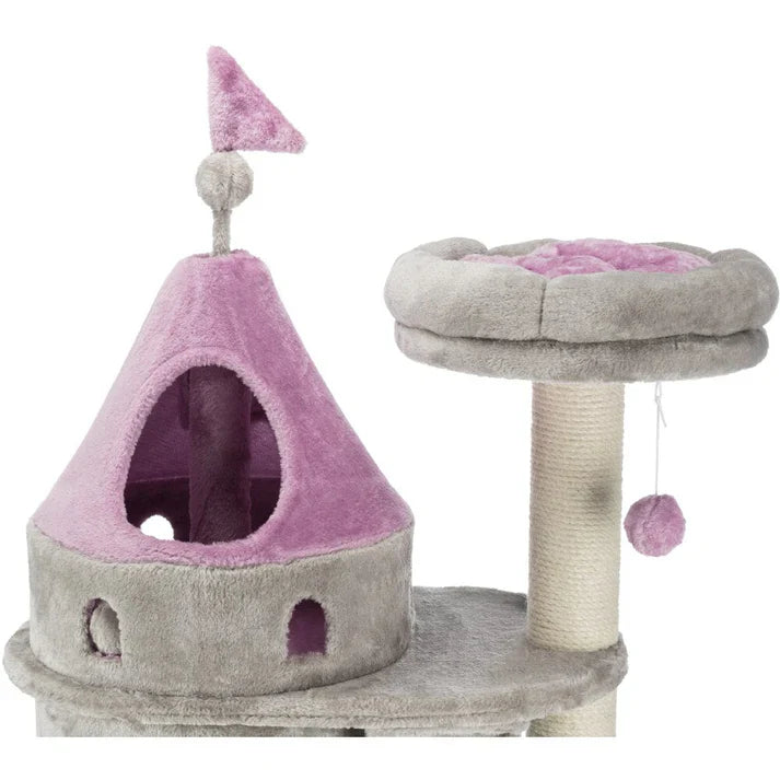 ARBRE À CHAT ROSE « CHÂTEAU DE CHATON »