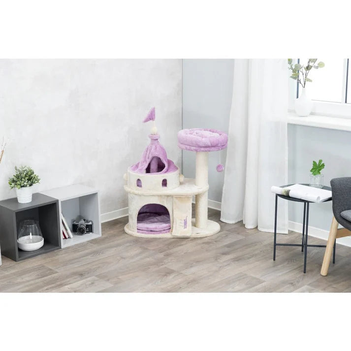 ARBRE À CHAT ROSE « CHÂTEAU DE CHATON »