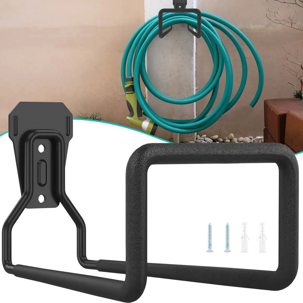 SUPPORT TUYAU MURAL EN ACIER INOXIDABLE  – RANGEMENT PARFAIT