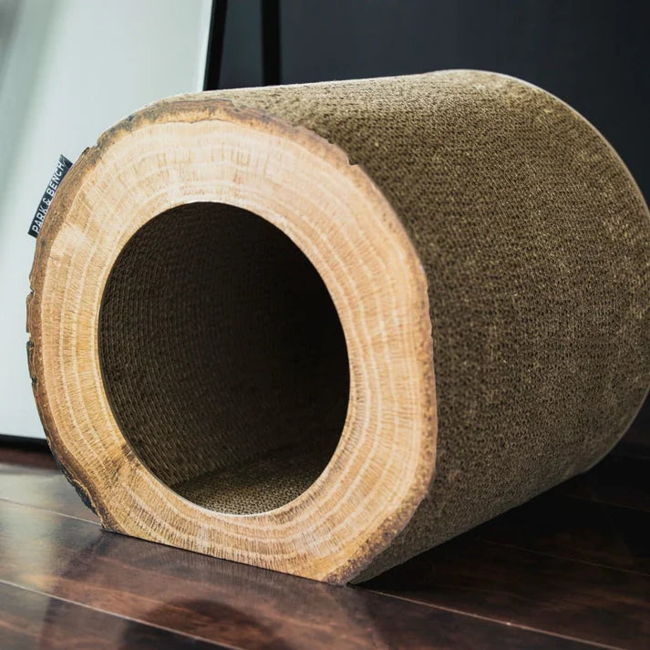 ARBRE À CHAT MINIMALISTE EN BOIS