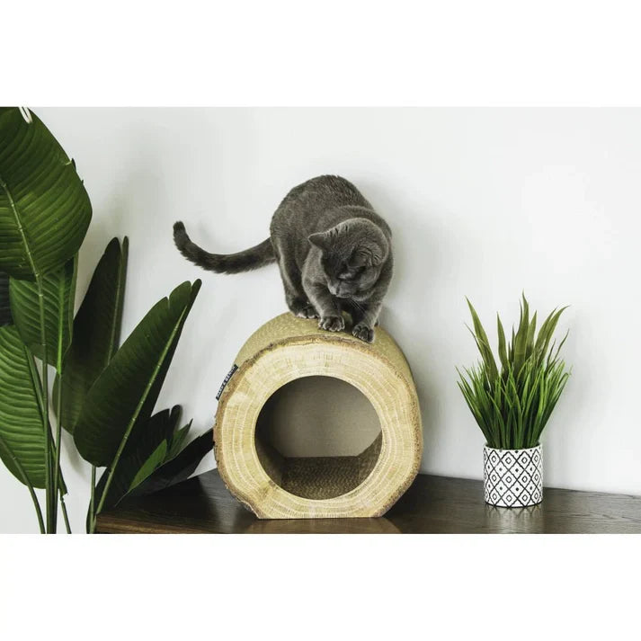 ARBRE À CHAT MINIMALISTE EN BOIS