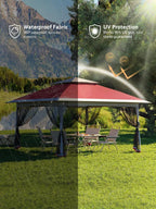 TONNELLE POP-UP AVEC MOUSTIQUAIRE – PROTECTION, CONFORT & INSTALLATION RAPIDE
