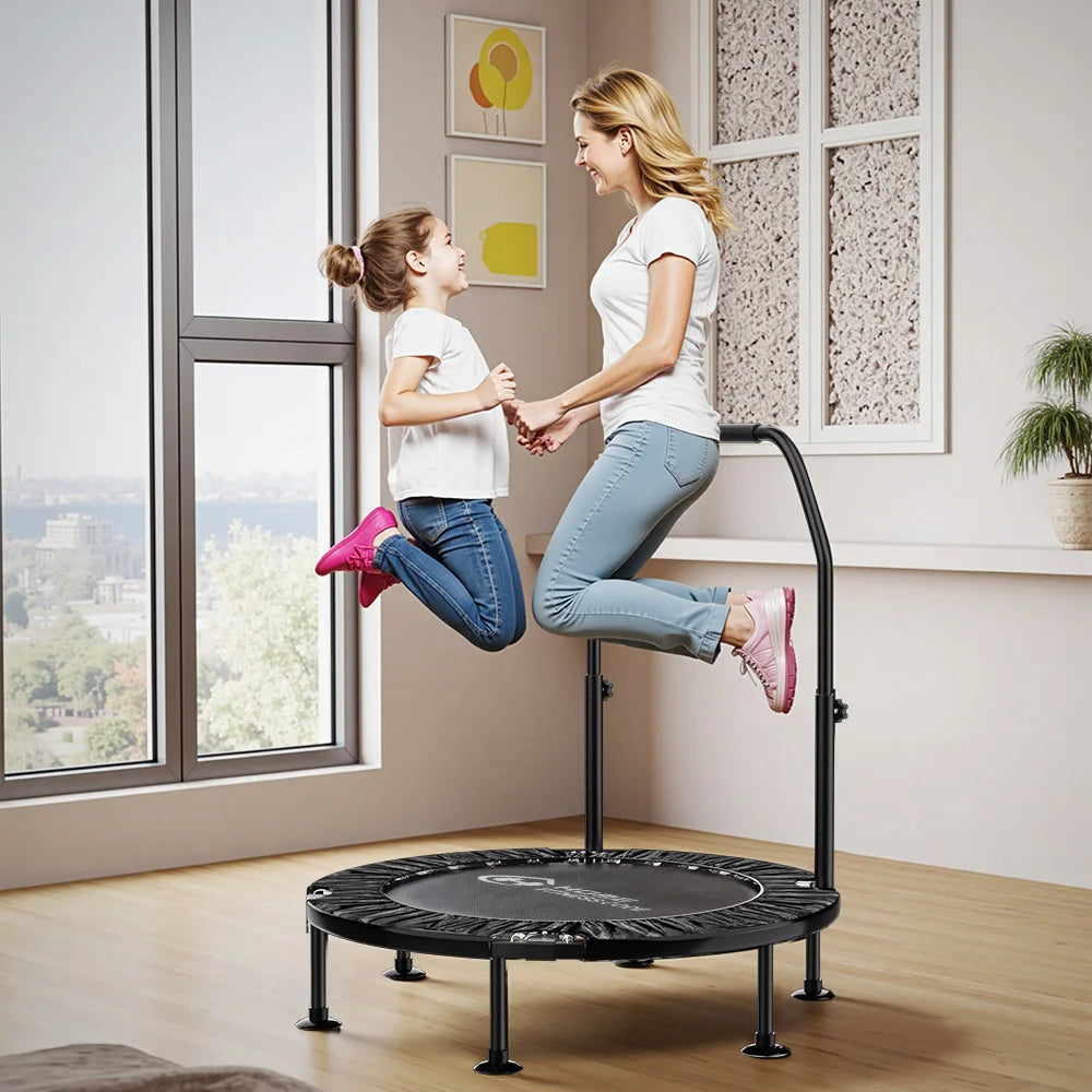 MINI TRAMPOLINE REBOUND PRO – CARDIO FUN QUI BRÛLE MAX