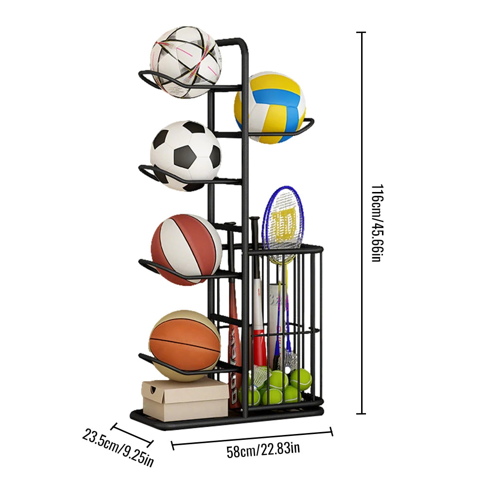 RACK DE RANGEMENT SPORT – ORGANISATION, GAIN DE PLACE & ACCÈS FACILE