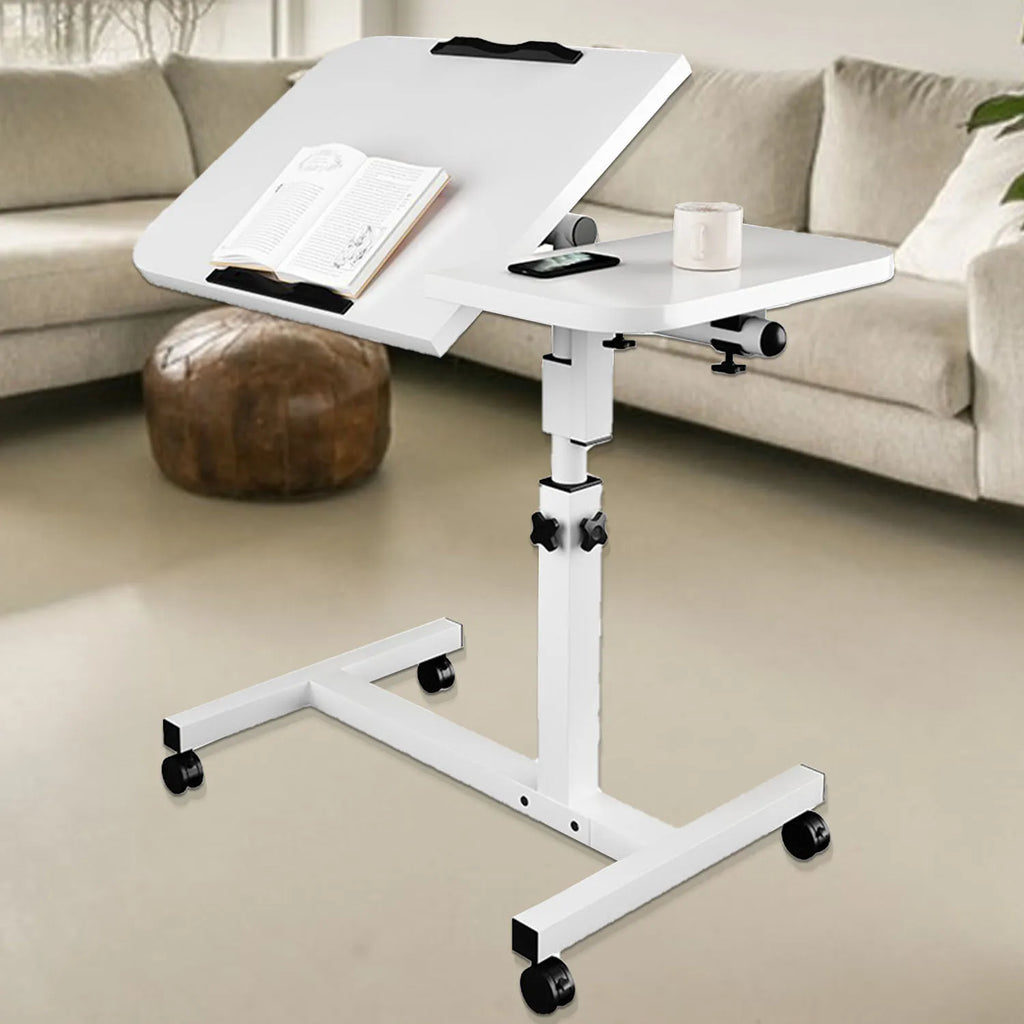 BUREAU MOBILE RÉGLABLE – FLEXIBILITÉ, CONFORT & GAIN DE PLACE