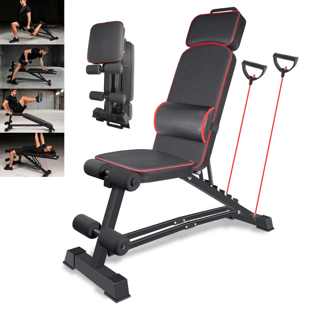 BANC DE MUSCULATION MULTIFONCTION – FORCE, CONFORT & HOME GYM COMPLET