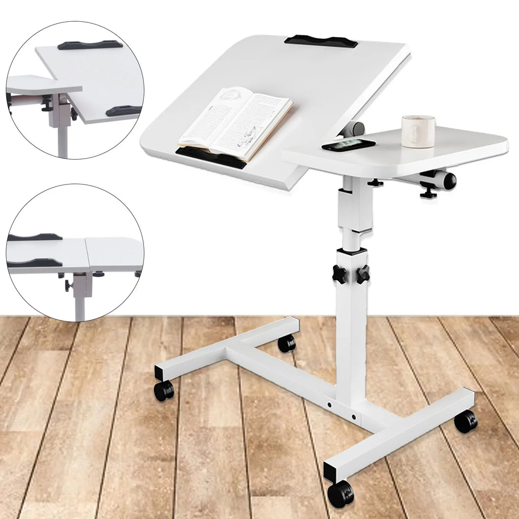 BUREAU MOBILE RÉGLABLE – FLEXIBILITÉ, CONFORT & GAIN DE PLACE