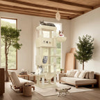 Arbre à chat SkyPalace Elite – La villa féline XXL en hauteur 210 cm