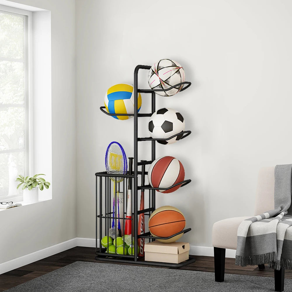 RACK DE RANGEMENT SPORT – ORGANISATION, GAIN DE PLACE & ACCÈS FACILE