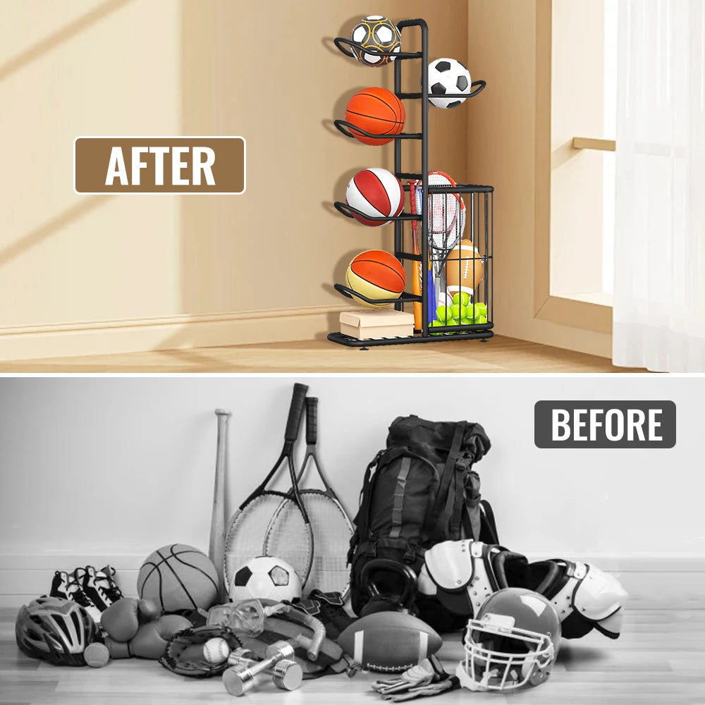 RACK DE RANGEMENT SPORT – ORGANISATION, GAIN DE PLACE & ACCÈS FACILE