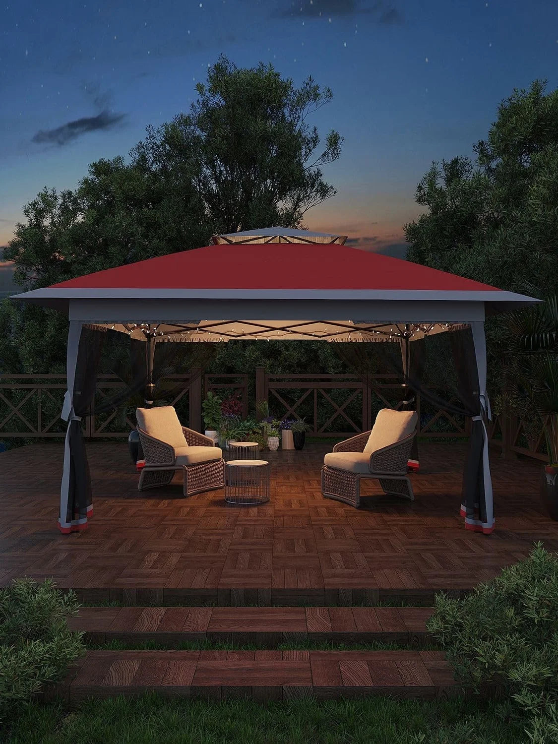 TONNELLE POP-UP AVEC MOUSTIQUAIRE – PROTECTION, CONFORT & INSTALLATION RAPIDE