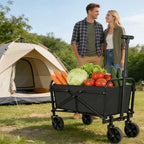 CHARIOT DE CAMPING PLIABLE – TRANSPORT FACILE & AVENTURES SANS EFFORT