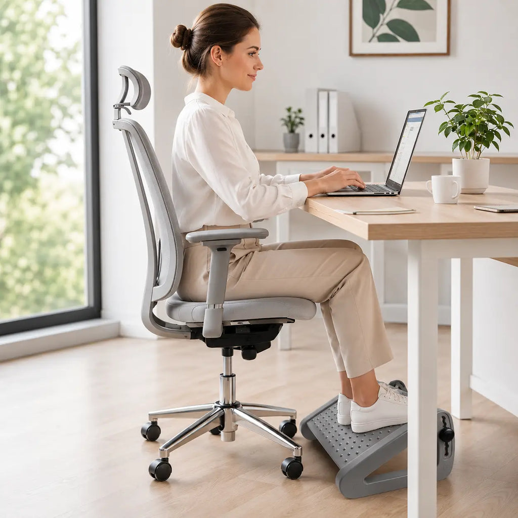 REPOSE-PIEDS ERGONOMIQUE – CONFORT, POSTURE & RELAXATION
