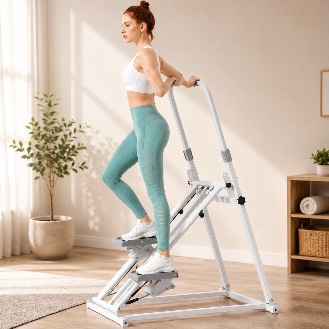 VERTICAL CLIMBER PLIABLE – CARDIO, MUSCULATION & BRÛLE-GRAISSE