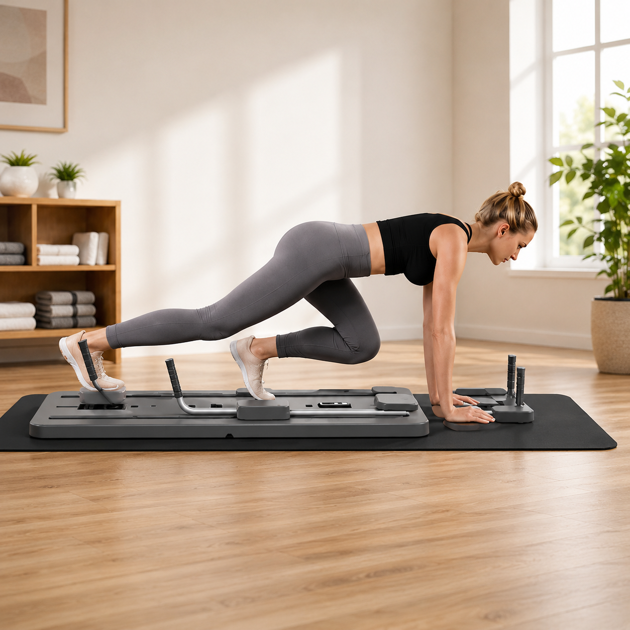 PLANCHE PILATES MULTIFONCTION – CORE, ABDOS & RENFORCEMENT COMPLET