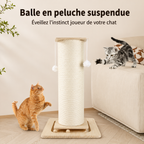 POTEAU GRIFFOIR CHAT EN SISAL – JEU, ESCALADE & PROTECTION DES MEUBLES
