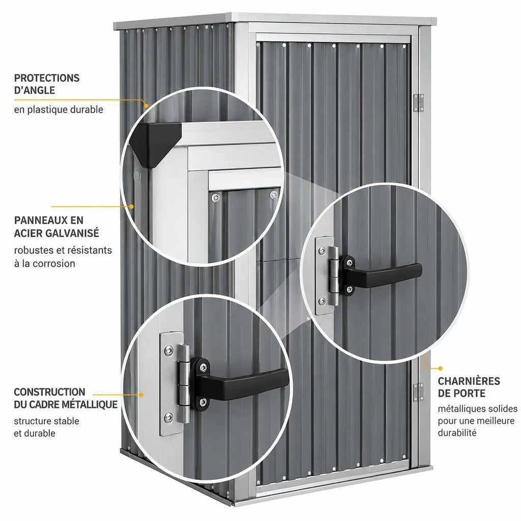 ABRI DE JARDIN EN MÉTAL – RANGEMENT, PROTECTION & ORGANISATION