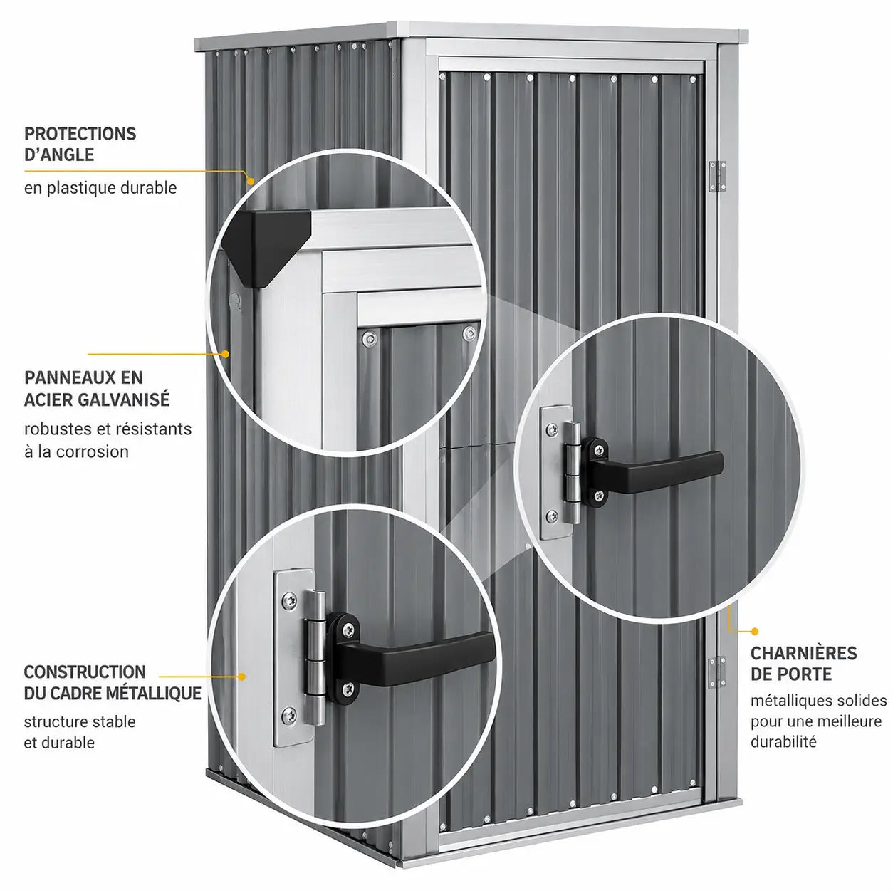 ABRI DE JARDIN EN MÉTAL – RANGEMENT, PROTECTION & ORGANISATION