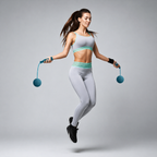 CORDE A SAUTER SANS CORDELETTE JUMPRO AIR – CARDIO SANS CONTRAINTE
