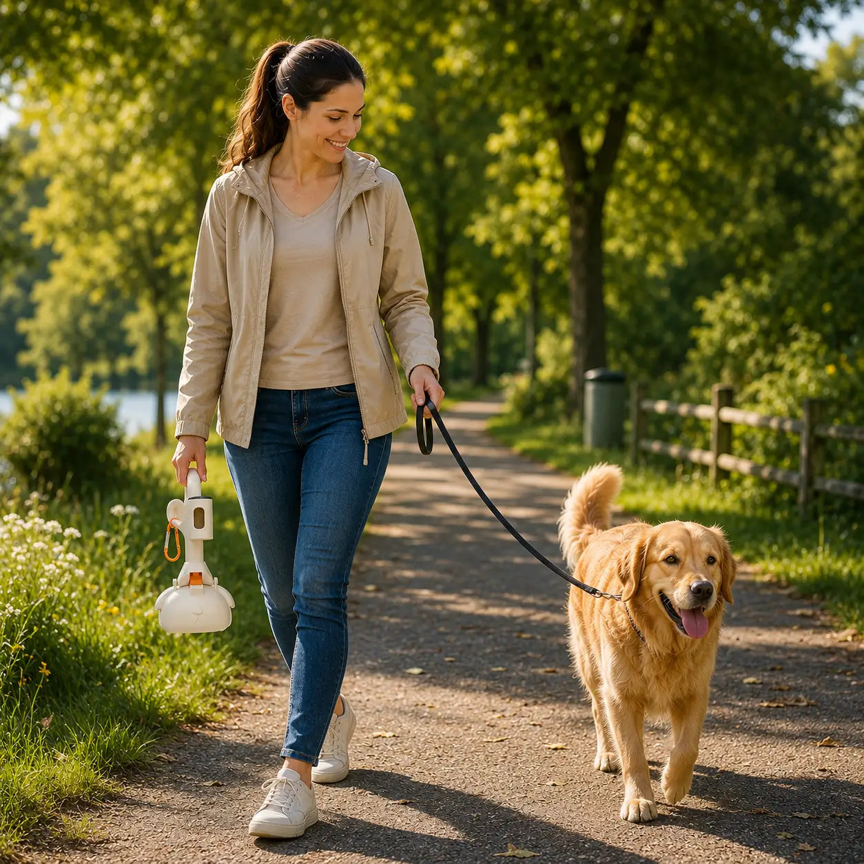 RAMASSE CROTTES POUR CHIEN – HYGIÈNE & SORTIES PROPRES 1 X ROULEAU DE SACS OFFERT