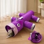 TUNNEL DE JEU LICORNE POUR CHAT – EXPLORATION, CACHE-CACHE & AMUSEMENT