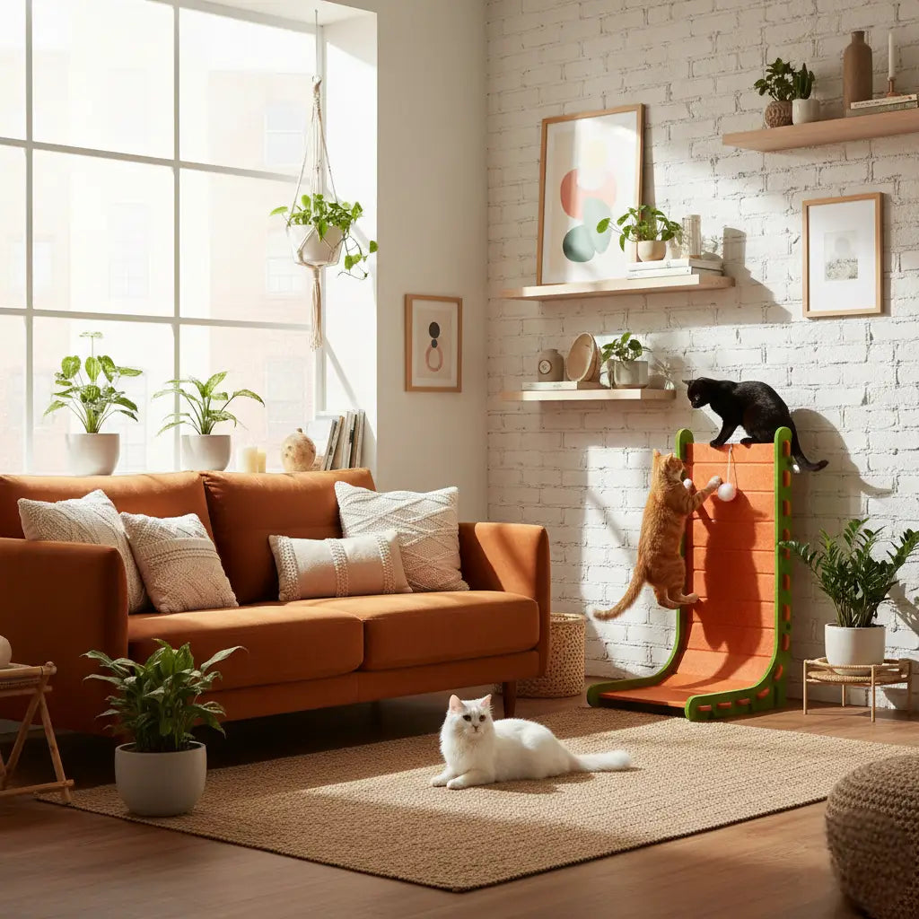 GRIFFOIR DESIGN 60 CM – L’ESPACE COMPLET POUR GRIMPER & FAIRE SES GRIFFES