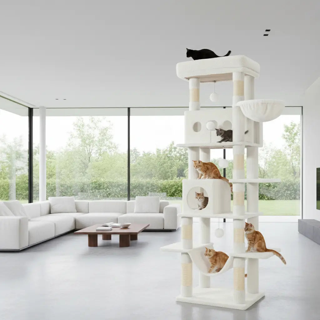 Arbre à chat Altura Palace – La villa verticale des chats exigeants et Maine Coon 170 cm