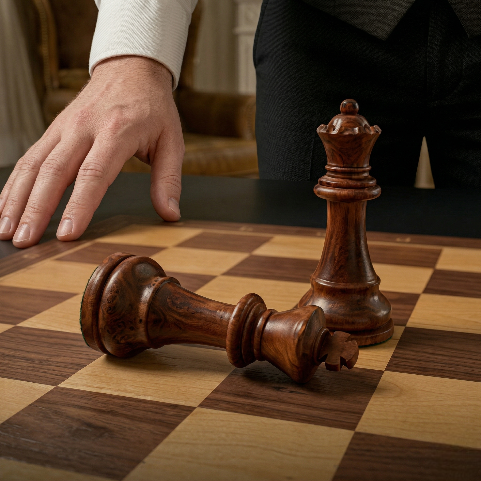 JEU D’ÉCHECS 3 EN 1 EN BOIS MASSIF PLIABLE 29x29 CM