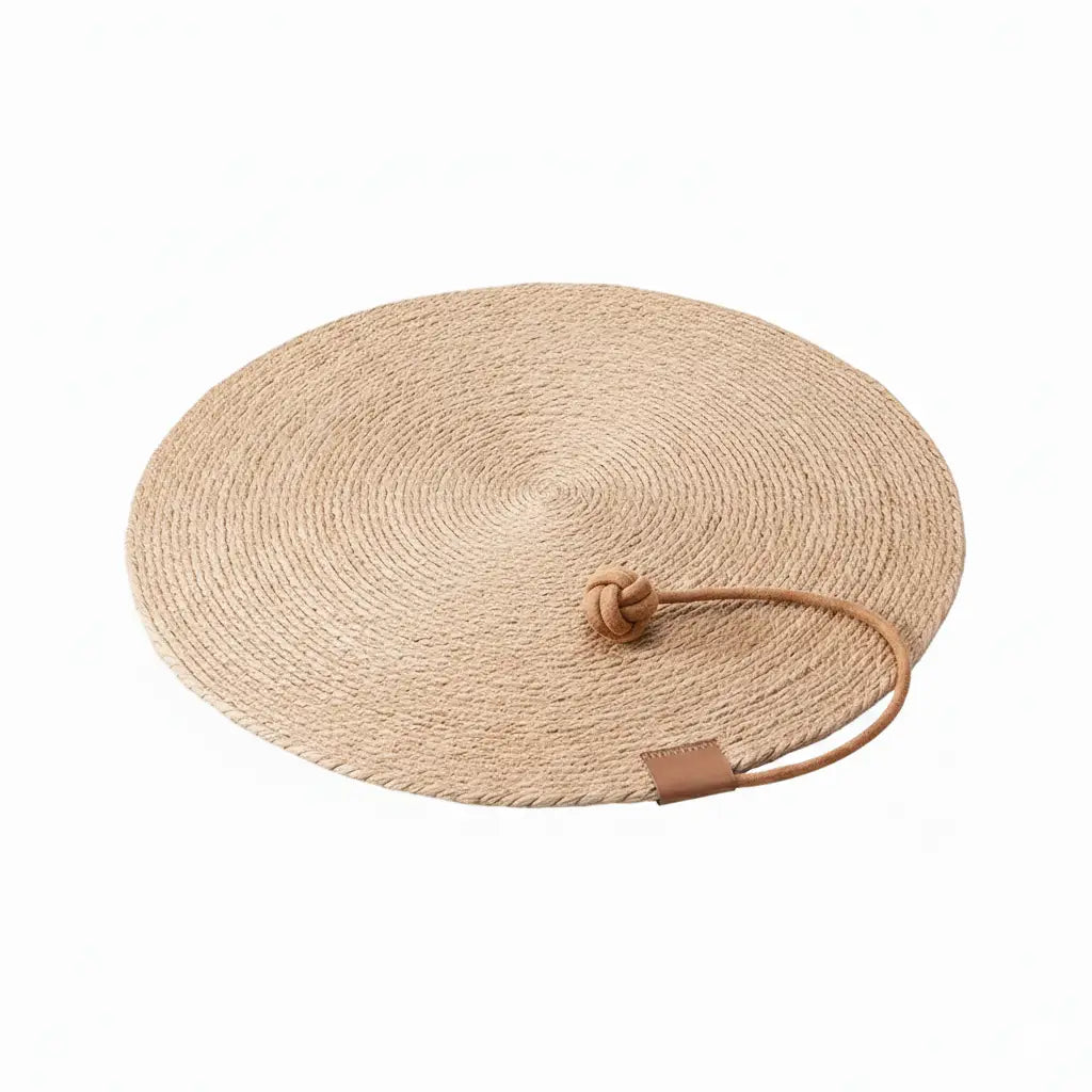 ZENRATTAN – LE TAPIS GRIFFOIR À CHAT NATUREL & RAFRAÎCHISSANT EN ROTIN 40 CM
