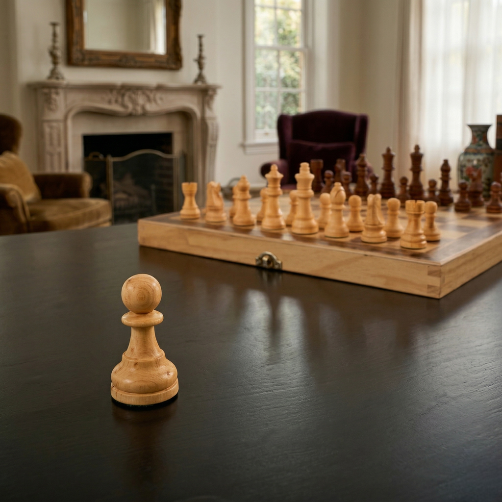 JEU D’ÉCHECS 3 EN 1 EN BOIS MASSIF PLIABLE 29x29 CM