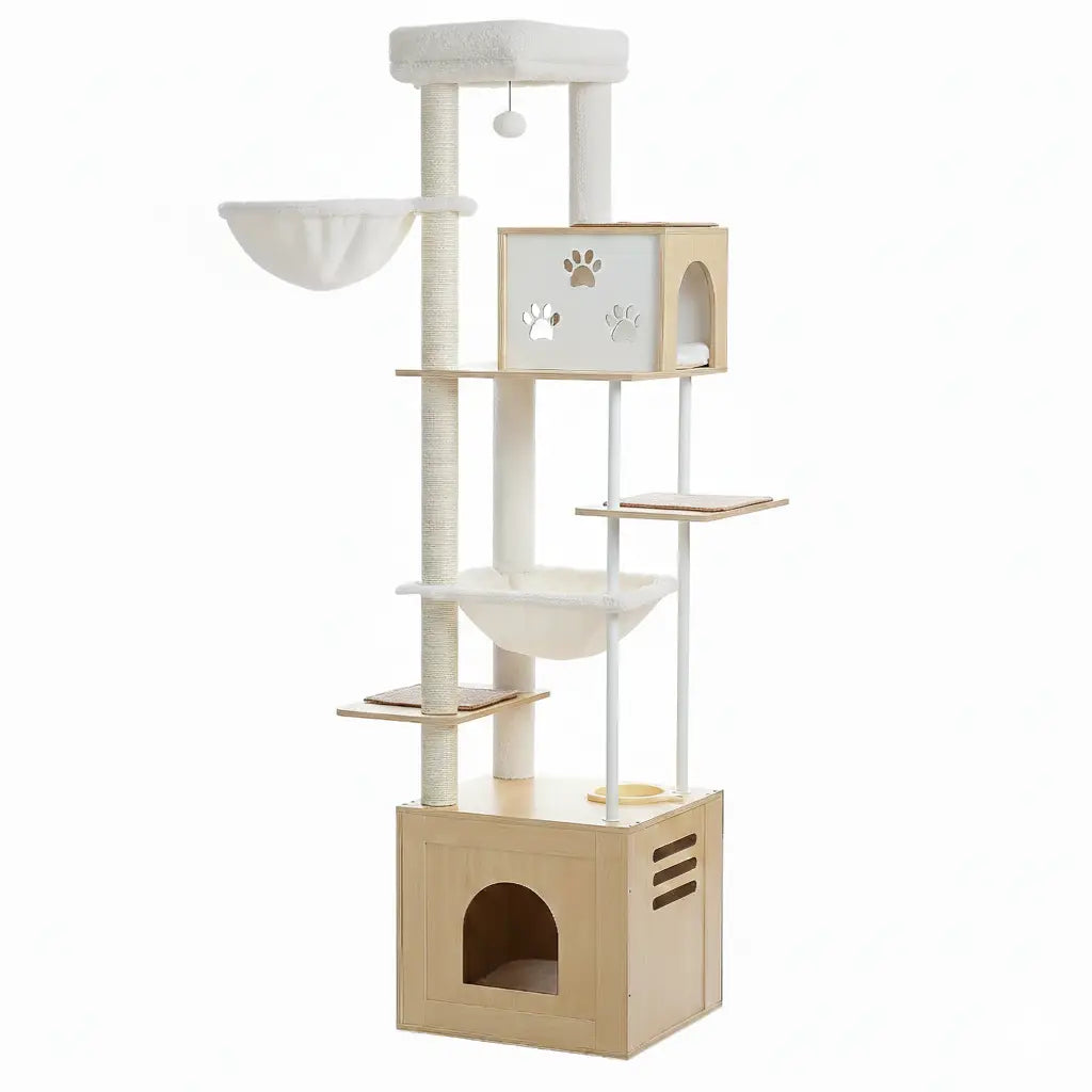 Arbre à chat GrandMajesty – La tour féline royale pour grands chats 190 cm