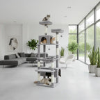Arbre à chat XXL Imperial Heights – Le palace vertical pour grands chats comme les Maine Coon 184 cm