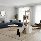 Arbre à chat  LitterLux Tower – La tour élégante qui cache la litière de votre chat 144cm