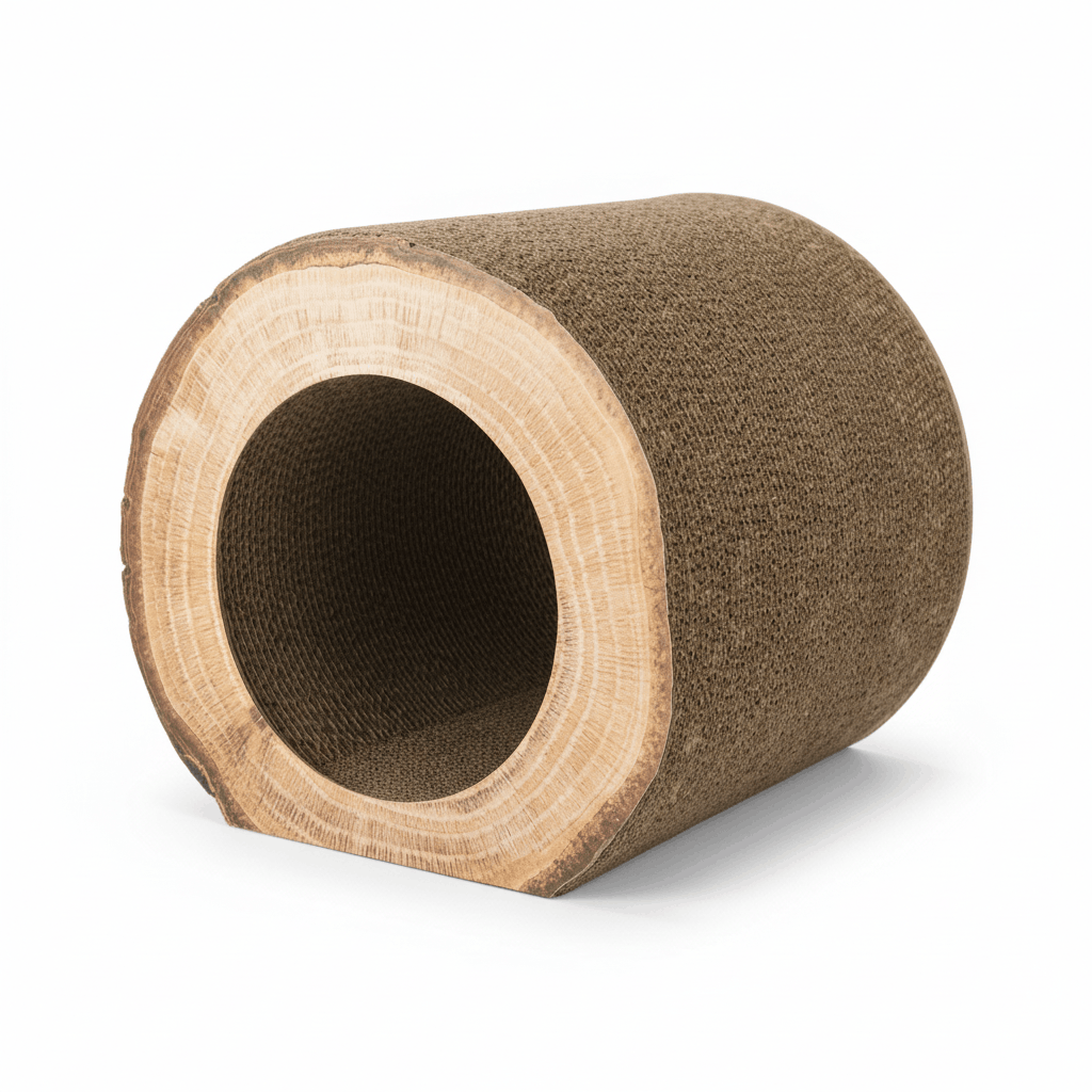 ARBRE À CHAT MINIMALISTE EN BOIS