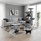 Arbre à chat SkyImperium – Le royaume vertical ultime pour votre chat 176 cm