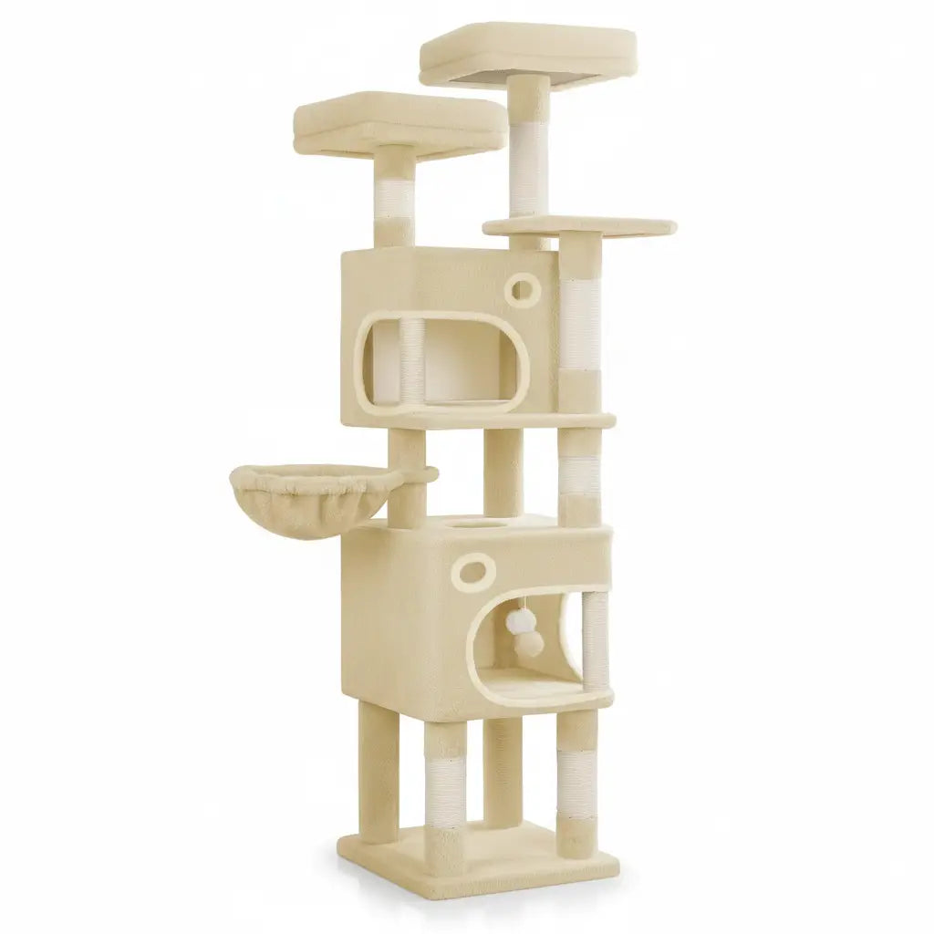 Arbre à chat TitanRoyal – La tour féline pour chats aventuriers 203 cm