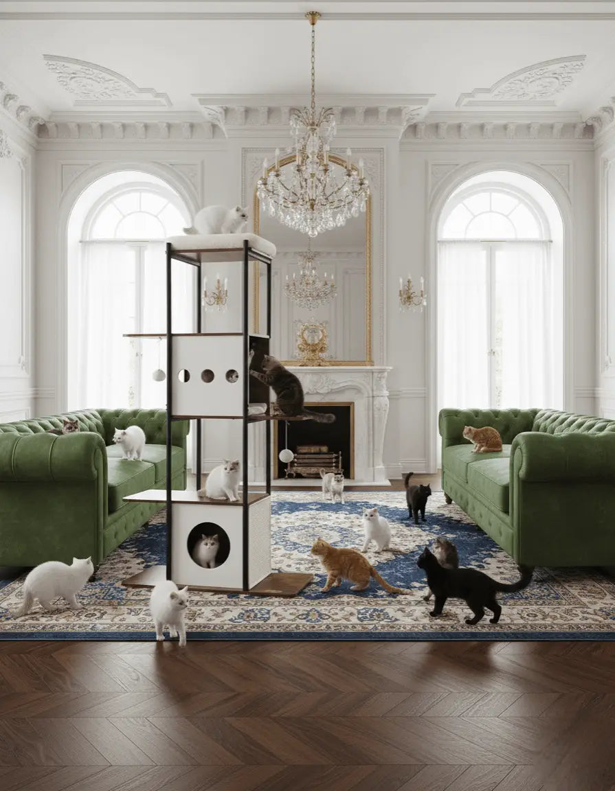 Monarch – L’arbre à chat premium au confort royal 165 cm