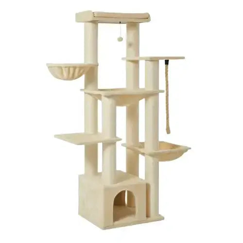 Arbre à chat XL pour grands chats comme les Maine Coon – TitanClimb 170 cm