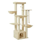 Arbre à chat XL pour grands chats comme les Maine Coon – TitanClimb 170 cm