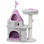 ARBRE À CHAT ROSE « CHÂTEAU DE CHATON »