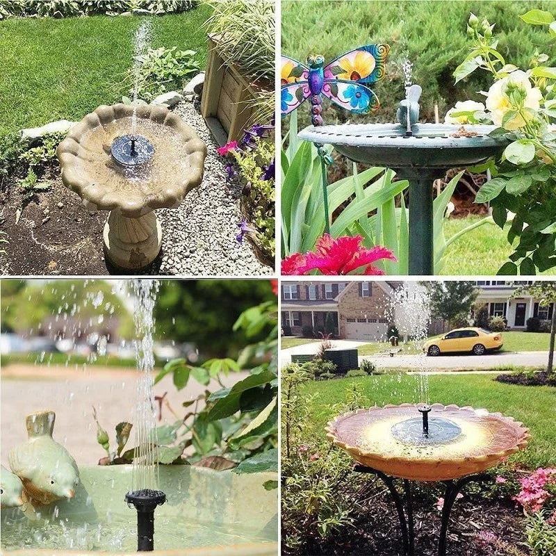 FONTAINE SOLAIRE FLOTTANTE – ANIMEZ VOTRE JARDIN EN TOUTE AUTONOMIE