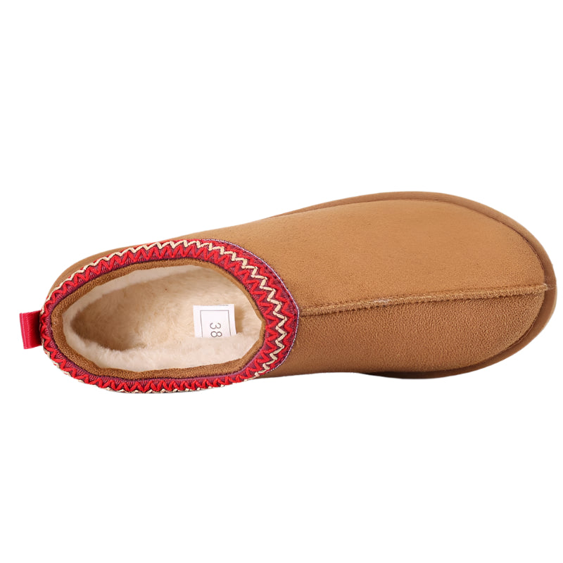Chaussons confortables fourrés pour femme
