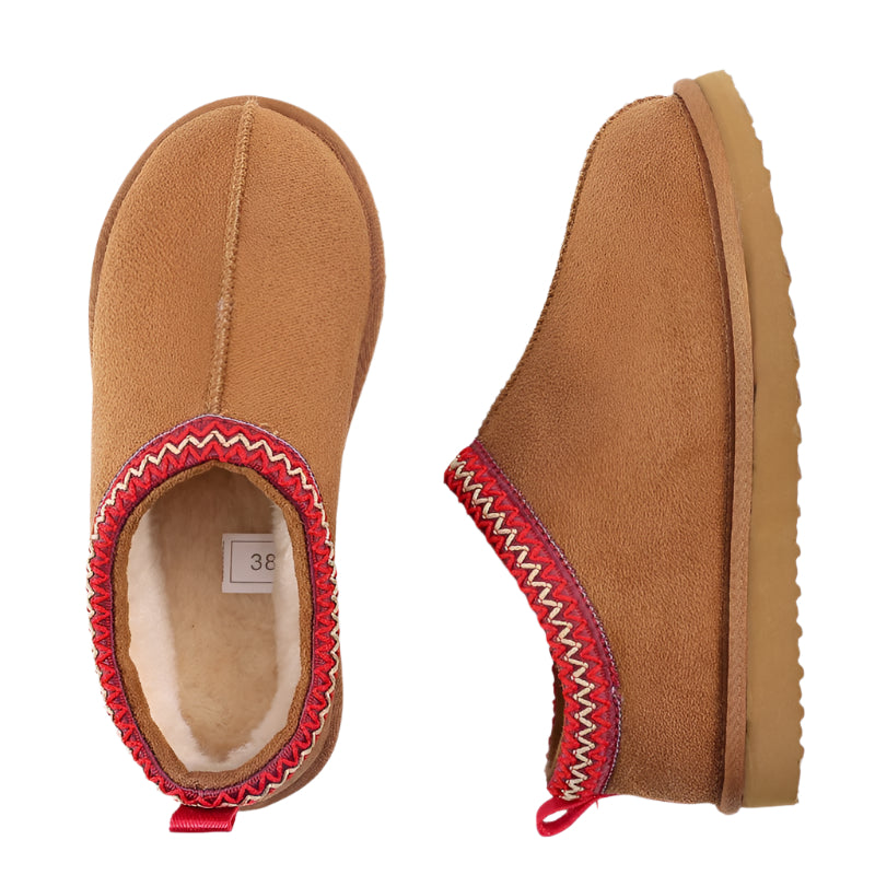 Chaussons confortables fourrés pour femme