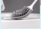 BROSSE WC FLEXIBLE EN SILICONE MURALE – HYGIÈNE PARFAITE & NETTOYAGE SANS EFFORT