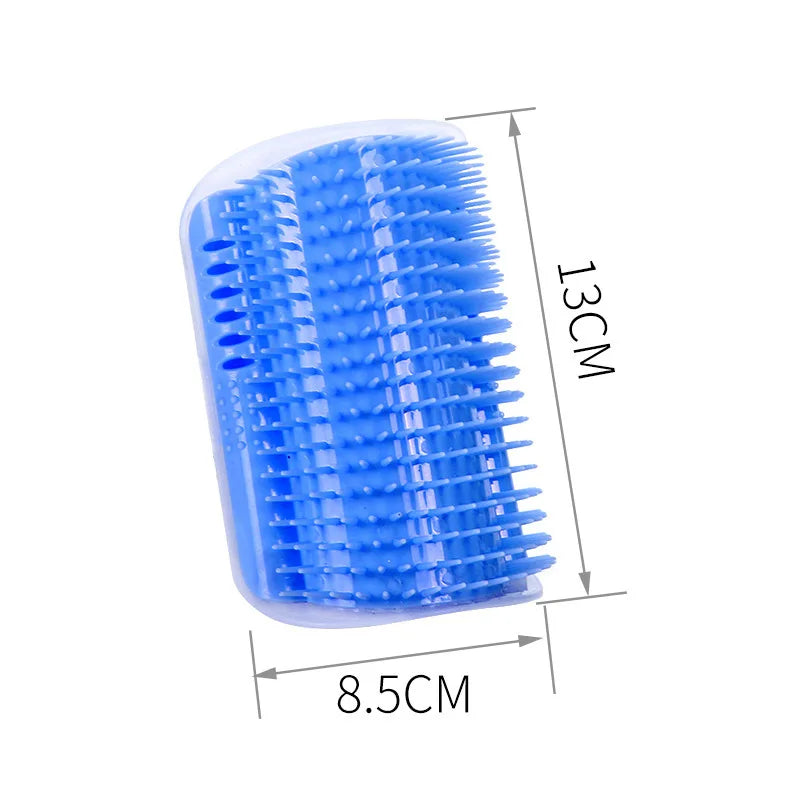 BROSSE DE MASSAGE MURALE POUR CHAT – TOILETTAGE, MASSAGE & ÉLIMINATION DES POILS