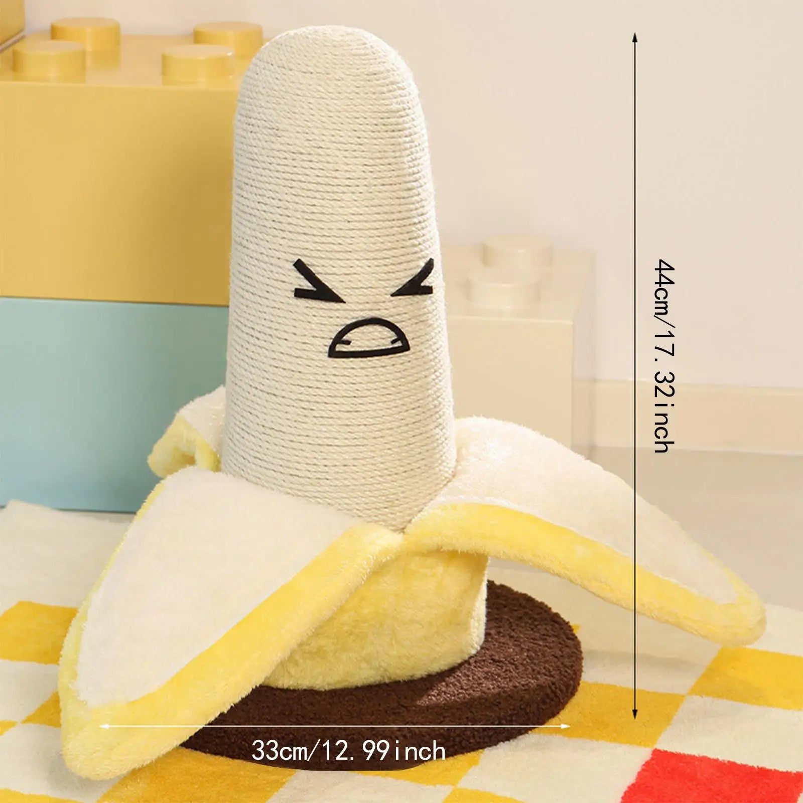 GRIFFOIR BANANE EN SISAL POUR CHAT