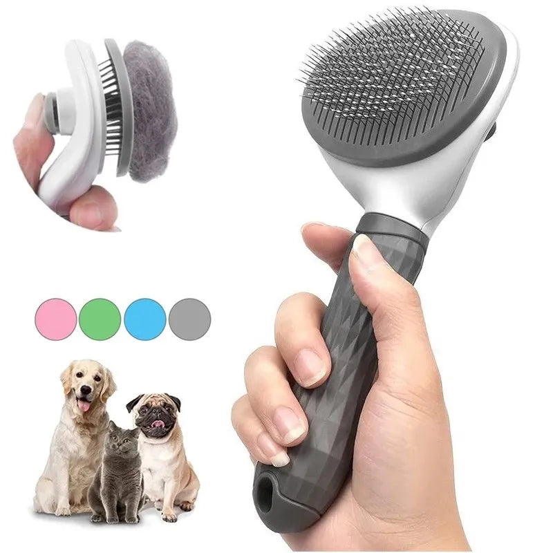 BROSSE AUTONETTOYANTE POUR ANIMAUX – TOILETTAGE FACILE & SANS EFFORT